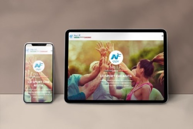 Layout responsive sito web Naif odv